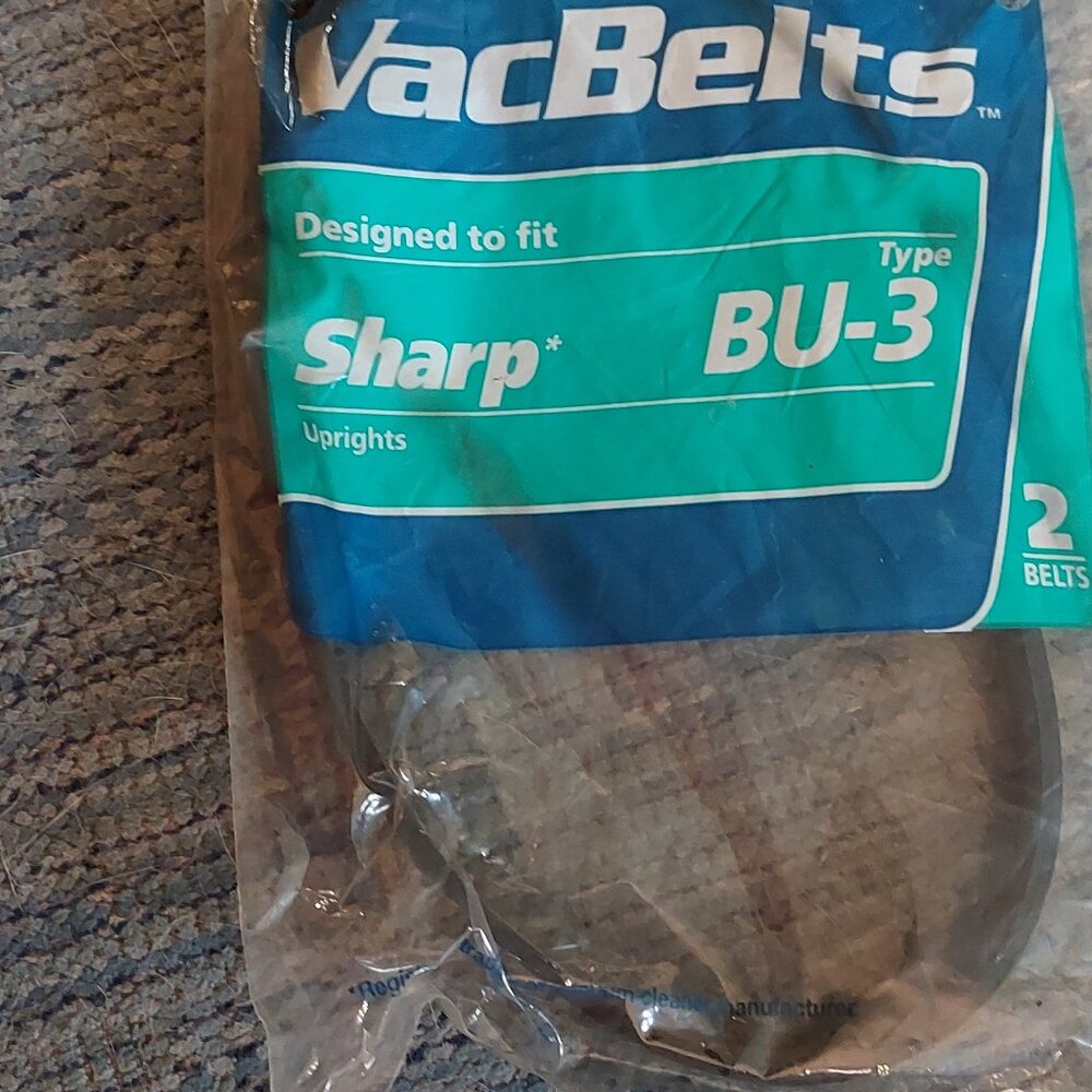 Ultra Care Vacbelts Vacuum Belt Sharp BU-3